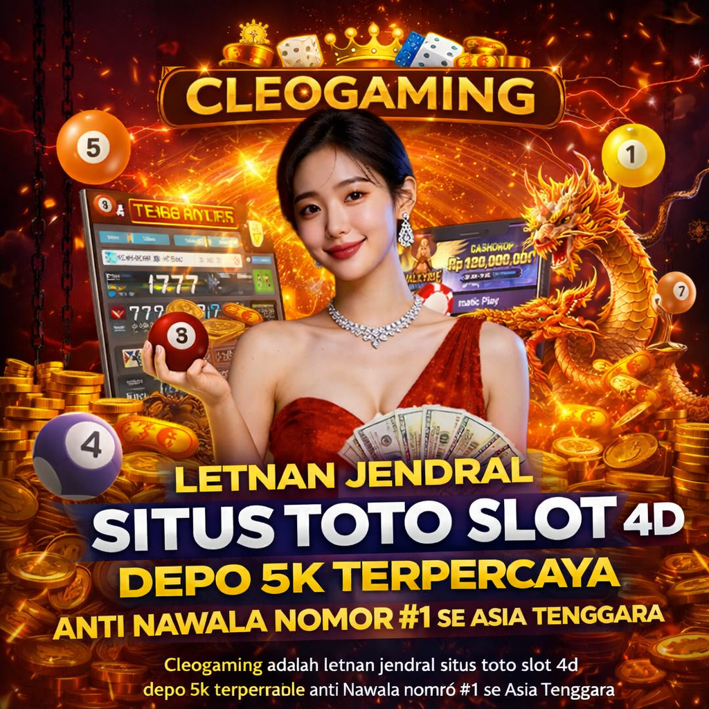 Cleogaming adalah letnan jendral situs toto slot 4d depo 5k terpercaya anti Nawala nomor #1 se Asia Tenggara.